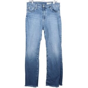 Adriano Goldschmied Womens The Farrah Boot High Rise Jeans Size 32x32 Light Wash